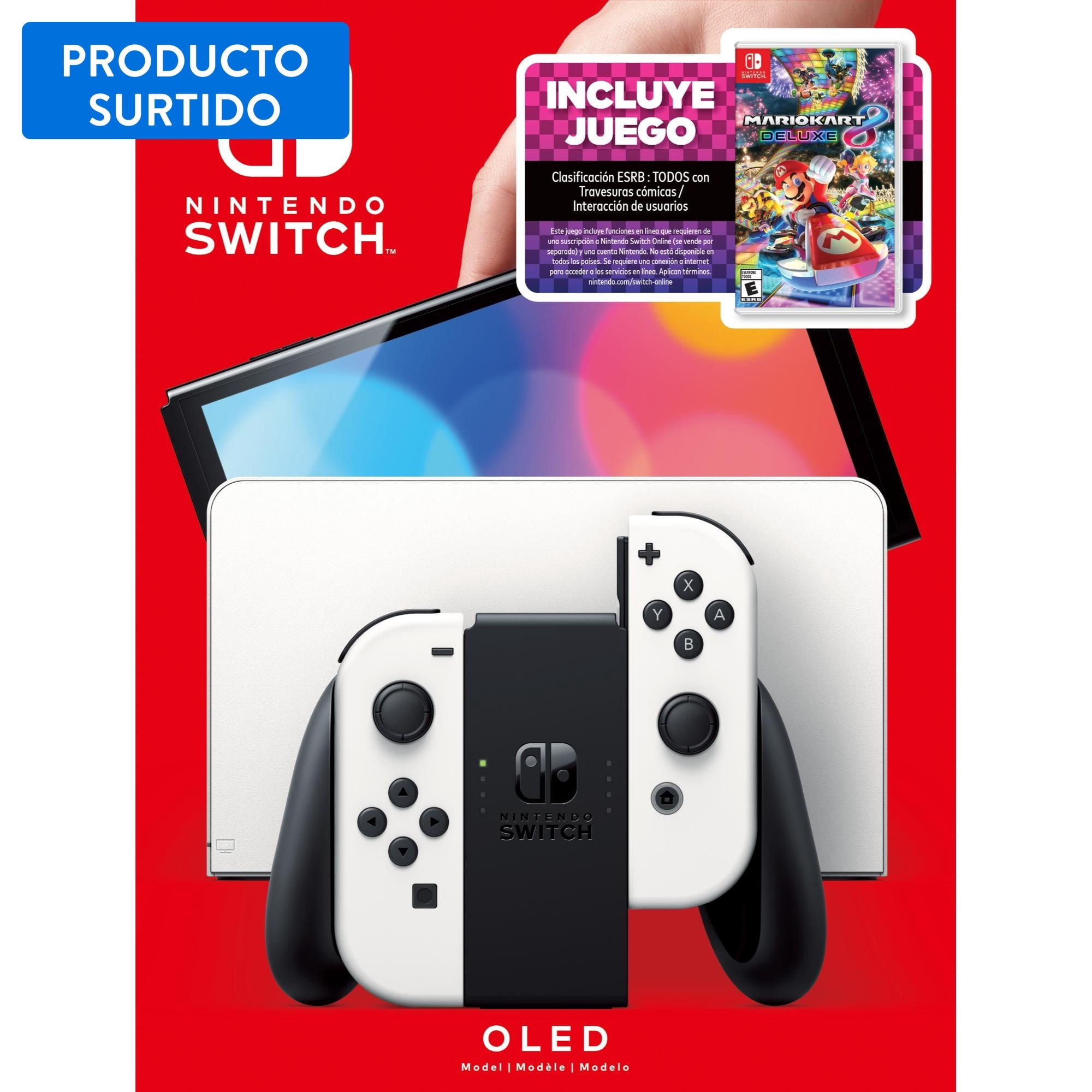 Consola Nintendo Switch OLED 64GB + Mk8 Nintendo | Lider