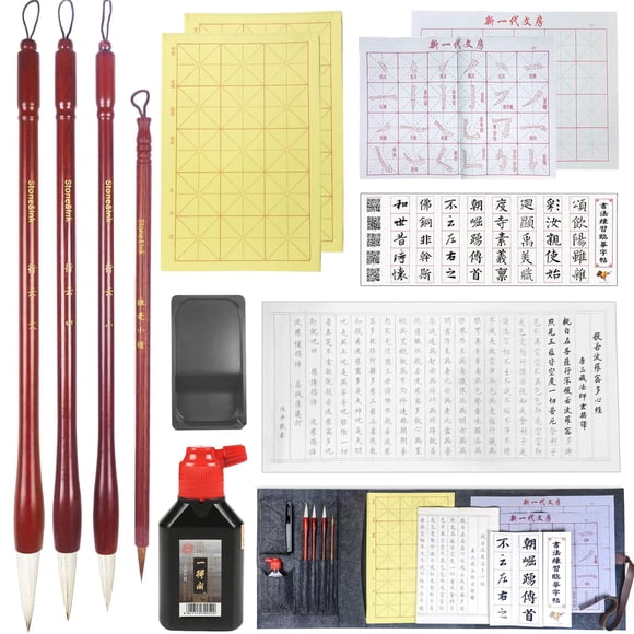 Set de caligrafía Stone&Ink de 13 piezas, kit portátil para principiantes