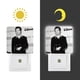 thumbnail image 3 of Harry Styles Luz nocturna LED con sensor de anochecer a amanecer para dormitorio, baño, pasillo, escaleras - Lámpara LED nocturna de enchufe, 0.5W - 1 pieza, 3 of 6