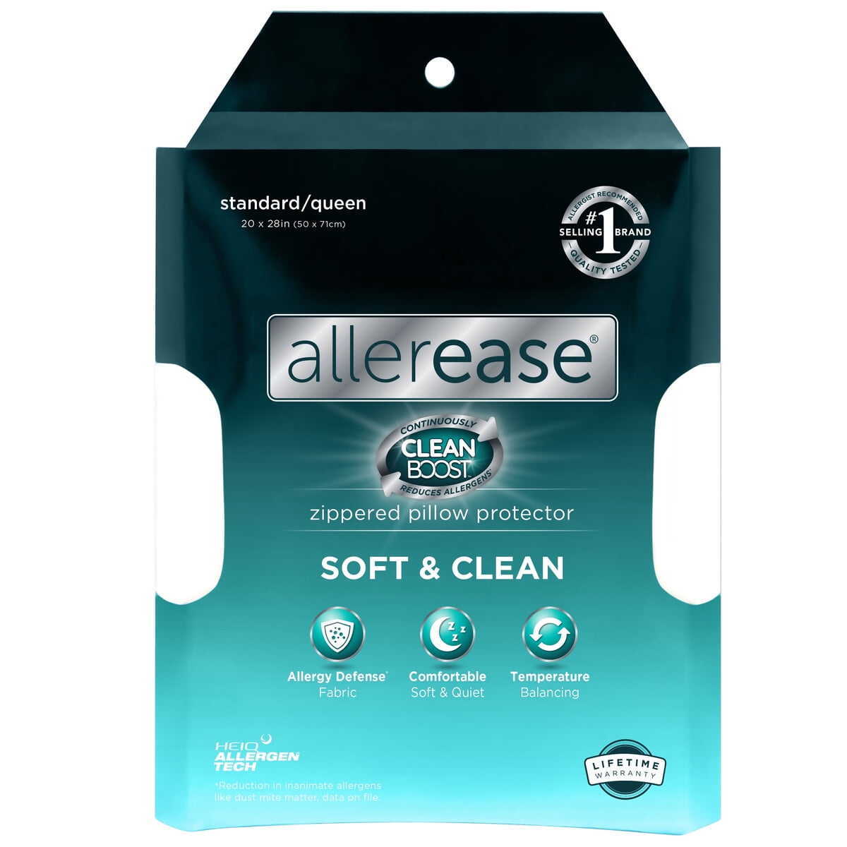 Protector De Almohada Allerease Standardqueen