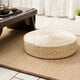 thumbnail image 4 of Estera para asiento de silla, cojín de hierba, cojín, beige, hecho a mano, redondo, cojín de tela de paja, tapete para piso, yoga, zen, hogar, jardín, patio, decoración, 4 of 8