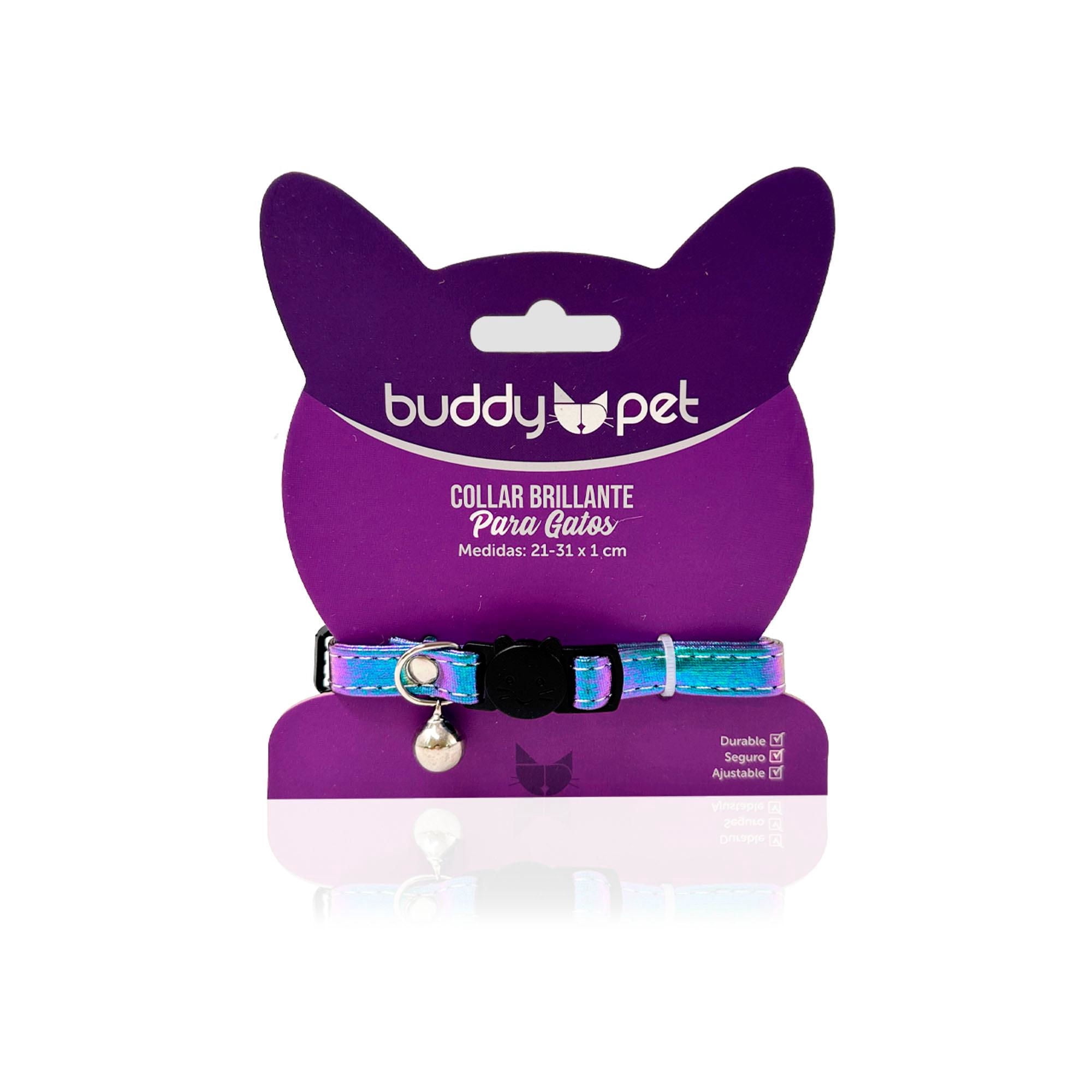 Collar Para Gato Con Campana Brillante 1 Un Buddy Pet