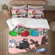 thumbnail image 5 of Among Us Bedding Comforter SetsQueen Quilt Bedding Set3 Pieces Set Bedding Twin SizeColorful Soft Lightweight Print All Season 177*218CM, 5 of 5