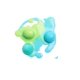 thumbnail image 5 of Juego de 3 bolas de pintura lanzables (120 unidades), color verde, verde azulado y azul, 5 of 9