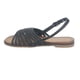 thumbnail image 2 of Sandalia Chalada Mujer Greca-61 Negro Plana, 2 of 4