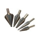 thumbnail image 5 of Broca Cónica Escalonada De Cambio Rápido Multiusos Para Tablones De Acero Al Carbono Bolsa De Almacenamiento De Metal, 5 of 5