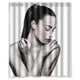 thumbnail image 1 of Cortina de ducha Demi Lovato, juego de cortinas de baño con ganchos, tamaño 60 x 72 pulgadas, 1 of 3