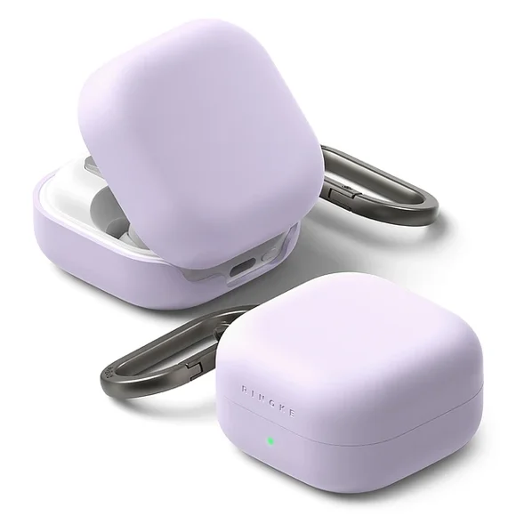 Carcasa Funda para Galaxy Buds 4 / 4 Pro Silicona Lila