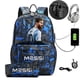 thumbnail image 1 of Messi Backpack Boys Girls Laptop Capacity School Bag Usb Charging Anti Theft and Waterproof Canvas Casual Mochilas, 1 of 3