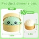 thumbnail image 2 of Juguete Squishy de Dumpling XDXM Súper Suave de Retorno Lento Verde, 2 of 8