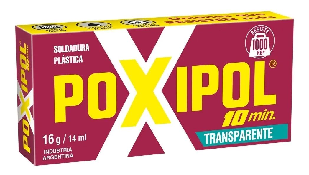 Metalfer - Pegamento En Barra Soldadura Poxipol® 10 Min Transp No Tóxico