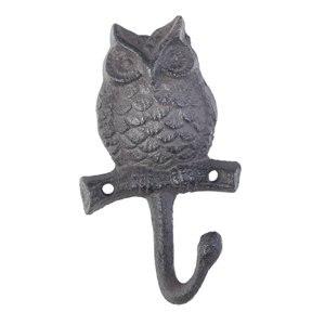 Magideal - Gancho De Búho Animal Colgador De Montaje En Pared Organizador De Abrigos Y Sombreros Fácil De Instalar Llavero De Usos Múltiples Gancho De Puerta Par