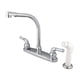 thumbnail image 1 of Grifo de cocina Kingston Brass Magellan de doble manija cromado, 1 of 2