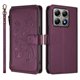 thumbnail image 2 of Funda Cartera Mariposa para [Xiaomi 14T Pro] con Soporte y Cremallera Violeta, 2 of 6