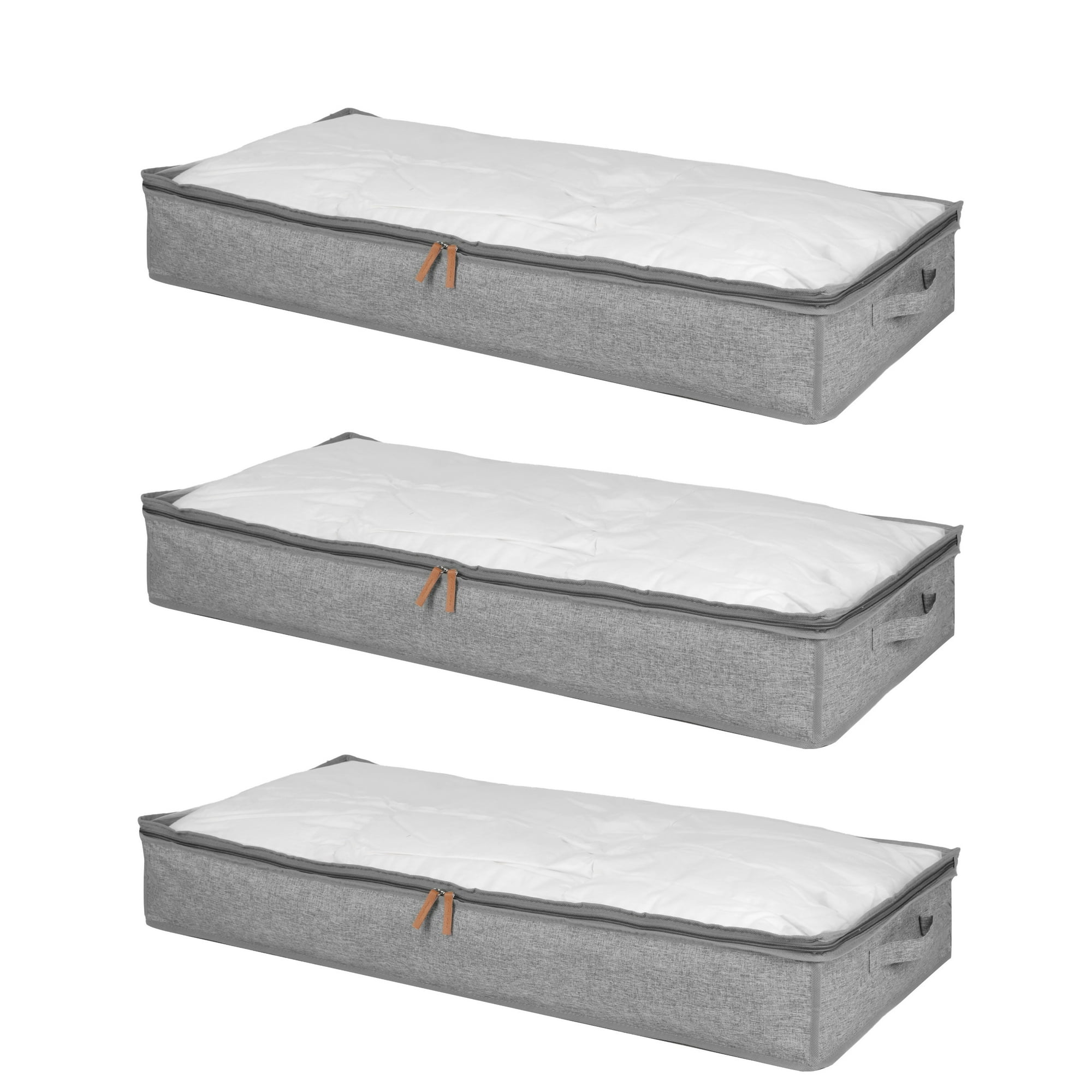 Carry All - Pack 3 Bolsos Organizadores Bajo Cama 70 Lts Almacenaje Ropa