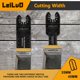 thumbnail image 4 of Kit de hojas de sierra LEILUO Titanium, 10 unidades, universales, 3,5 cm, 4 of 8
