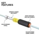 thumbnail image 2 of Juego de destornilladores de tuercas Klein Tools 65456 Heavy-Duty, 6 piezas, 2 of 6