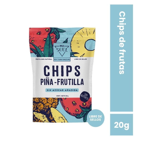 Snack Fruta Piña Frutilla, 20 g | Lider