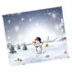 thumbnail image 2 of Manta Franela Impresión Digital Cama Sofá Throw Snowman_1 130x150cm, 2 of 5