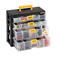 Organizador Modular Gavetas 2X40-2X80 Rimax Ruedas No Negro