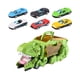 thumbnail image 1 of Dino Transporte Coche Dinosaurio Tragar Vehículo Juego Para Niñas Niños Preescolar Verde 6 Coches, 1 of 5