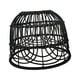 thumbnail image 5 of Pantalla de Lámpara de Ratán Lámpara de Naturaleza Creativa Decoración Droplight Pantalla Tejida Pantalla de Lámpara Cubierta de Luz Colgante de Mimbr Negro, 5 of 5