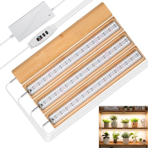 Bambú De Espectro Completo Grow Light Foxgarden® Para Plantas De Interior