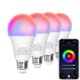 thumbnail image 1 of Bombilla Inteligente ORALUCE 9W Regulable Multicolor Pack de 4 110V, 1 of 9