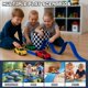 thumbnail image 4 of Pista flexible HGEVFL de 15.75 pies para niños con 4 carros de carreras y accesorios, 4 of 4