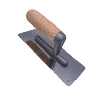 Ioensy - Paleta De Albañilería Mango De Madera Pulido Normal Para Construcción De Paredes Artesano 24 Cm X 10 Cm X 8 Cm