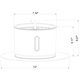 thumbnail image 3 of Fuente de agua para mascotas Level One Pets 2,4 L filtrada y silenciosa, 3 of 9