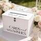 thumbnail image 4 of Caja para tarjetas Valband 36x23x25 cm blanca con cerradura, 4 of 9