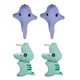 thumbnail image 4 of 2 Pares De Aretes De Aleación Para Morder Animales Lindos Tachuelas Versión Coreana Mini Regalos Para Perros, 4 of 5