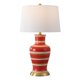 thumbnail image 1 of Lámpara de mesa JONATHAN Y 74 cm rojo/beige LED, 1 of 6