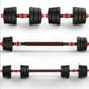 thumbnail image 3 of Set Mancuernas Y Barra Unibles 40kg Fitness Pesas Ajustables, 3 of 4