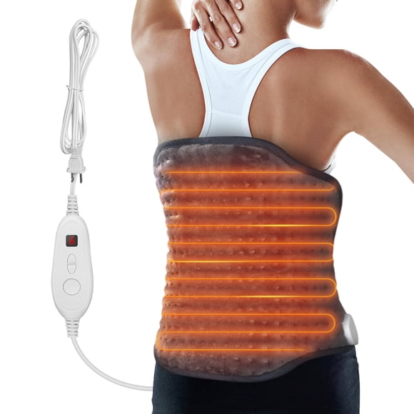 Almohadilla térmica Snailax para aliviar el dolor de espalda con 6 niveles de calor