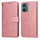 thumbnail image 1 of Funda Billetera para Motorola Moto E15 con Porta Tarjetas y Soporte Ajustable Rosa, 1 of 5