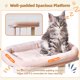 thumbnail image 3 of Cat Tree Taoqimiao MS029SP Jelly Pink para gatos de interior, 3 of 9