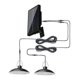 thumbnail image 1 of Lampara Solar Doble Colgante 240w Plafon Control, 1 of 3