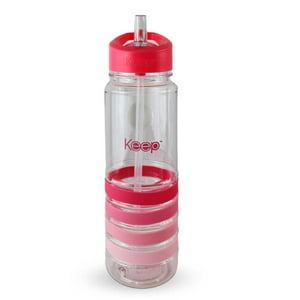 Disparo - Botella Keep Bandas Colores 750Ml Agua Bebidas Rosa