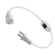 thumbnail image 2 of Cable De Extensión De Interruptor De 0,32 Metros, Estándar De EE. UU., 13 Amp, 125 V, Profesional, 16 AWG, 2 of 5