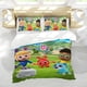 thumbnail image 5 of Morphle y las Mascotas Mágicas Conjunto de sábanas temático, trío de piezas, cómodo y amigable con la piel, diseño único, regalo de decoración para el hogar para familiares, amigos y fans,135cm *200cm, 5 of 6