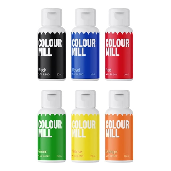 Molino colorante alimentario a base de aceite, 20 ml (paquete principal)