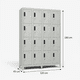 thumbnail image 2 of Casilleros Metálicos: 4 Cuerpos y 16 Puertas - PLML-16-4, 2 of 5