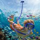 thumbnail image 1 of Snorkel Para Buceo Y Natación De 3 Metros + Lentes Azul, 1 of 6