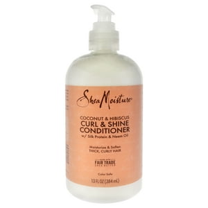 Shea Moisture - Acondicionador De Rizos Y Brillo De Coco Y Hibisco De Para Unisex - Acondicionador