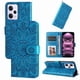 thumbnail image 1 of Funda tipo cartera FOXDOCK para Xiaomi Redmi Note 12 Pro 5G , diseño girasol en relieve, cuero PU, cierre magnético, soporte y tarjetero, 1 of 5