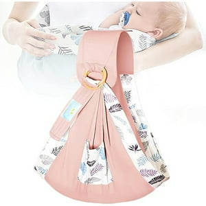 Veatool - Canguro Para Bebé, Bebé Ergonomico, Cangurera Portabebé Para Niños De 0 A 24 Meses, Ajustable A Varias Posiciones, Cómodo Y Transpirable, Se Puede Utilizar Como Cobertor De Lactancia (Rosa)
