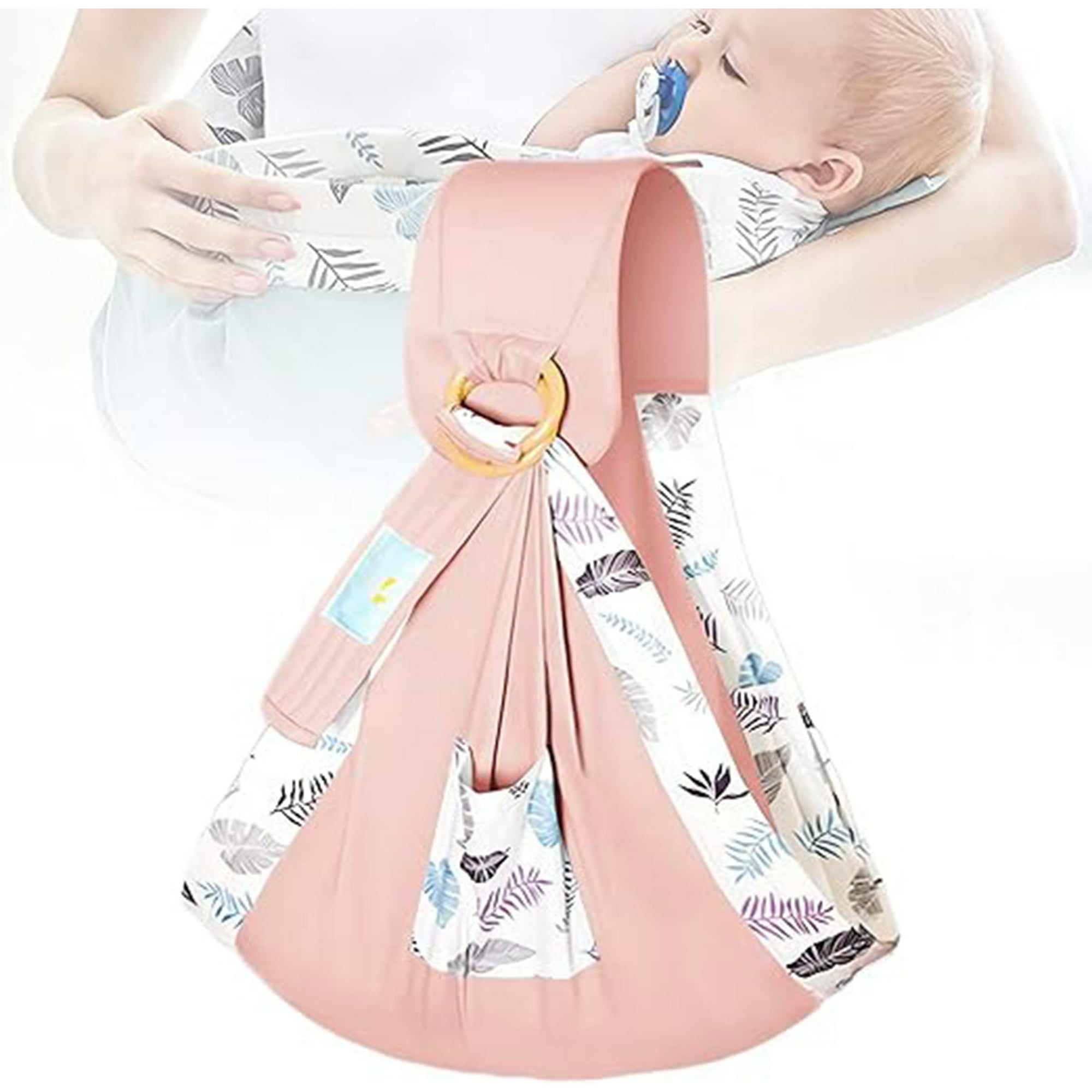 Veatool - Canguro Para Bebé, Bebé Ergonomico, Cangurera Portabebé Para Niños De 0 A 24 Meses, Ajustable A Varias Posiciones, Cómodo Y Transpirable, Se Puede Utilizar Como Cobertor De Lactancia (rosa)