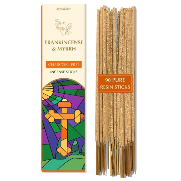 Incienso Aromafume de Olíbano y Mirra – 90 varillas